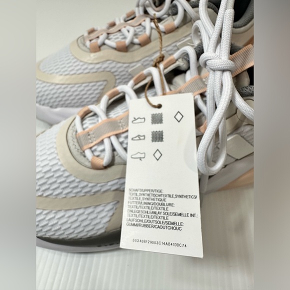 NWOB Adidas Alphabounce+ Running Womens Shoe White/Grey/Quartz HP6147 Sneakers - Picture 9 of 16